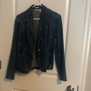 St. John's Bay Dark Blue Jean Jacket